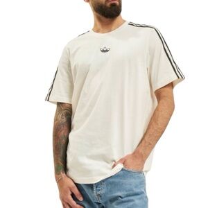 Adidas 3 Stripe Shirt w Centre Logo